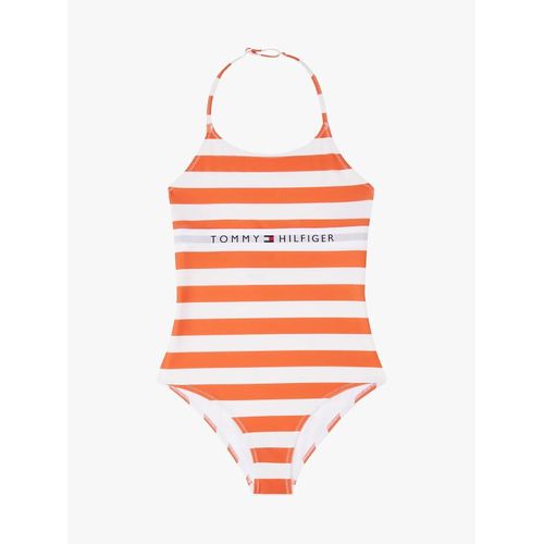 Maillot De Bain Dos Nu Original  Rayures Prt One Piece/Breton Stripe Brilliant Orange - 12-14