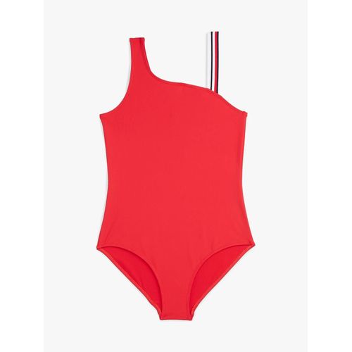 Maillot De Bain Global Stripe paule Dnude One Shoulder One Piece/Red - 8-10