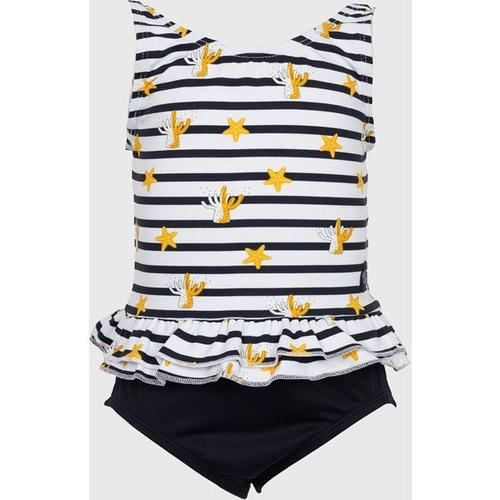 Maillot De Bain Ray Kids Enfant Blanc/Marine Deep Imprim 6 Ans