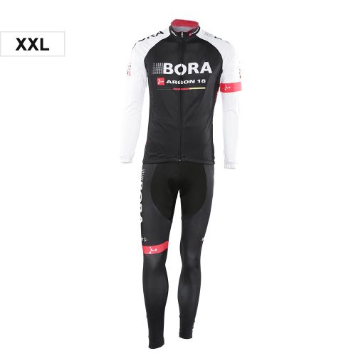 Maillot De Cyclisme A Manches Longues Et Pantalon A Bretelles Pour Homme, Ensemble De Cyclisme De Course, Taille Xxl