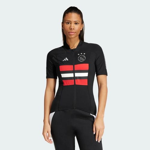 Maillot De Cyclisme Ajax Amsterdam Adidas - Black / Team Collegiate Red / White - S