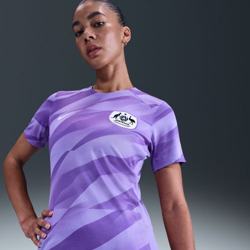 Maillot De Foot  Manches Courtes Replica Nike Dri-Fit Australie 2024 Stadium Gardienne De But Pour Femme - Pourpre - Xl (Fr 50-52)