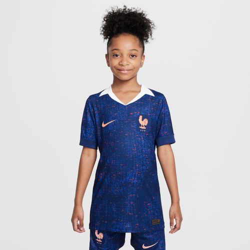 Maillot De Foot Authentic Nike Dri-Fit Adv Fff 2025 Match Domicile (quipe Fminine) Pour Ado - Bleu