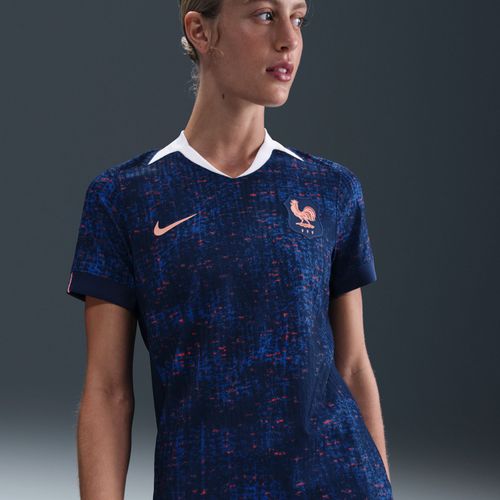 Maillot De Foot Authentic Nike Dri-Fit Adv Fff 2025 Match Domicile (quipe Fminine) Pour Femme - Bleu