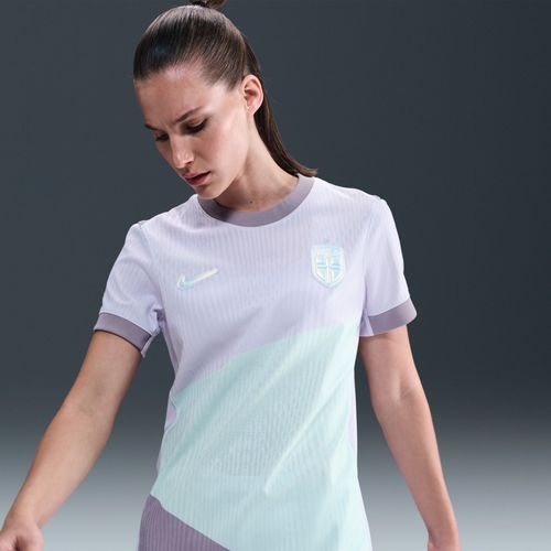 Maillot De Foot Authentic Nike Dri-Fit Adv Norvge 2025 Match Extrieur (quipe Fminine) Pour Femme - Pourpre