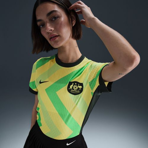 Maillot De Foot Authentique Nike Dri-Fit Adv Australie 2025/26 Match Domicile Pour Femme - Jaune - Xs (Fr 34-36)