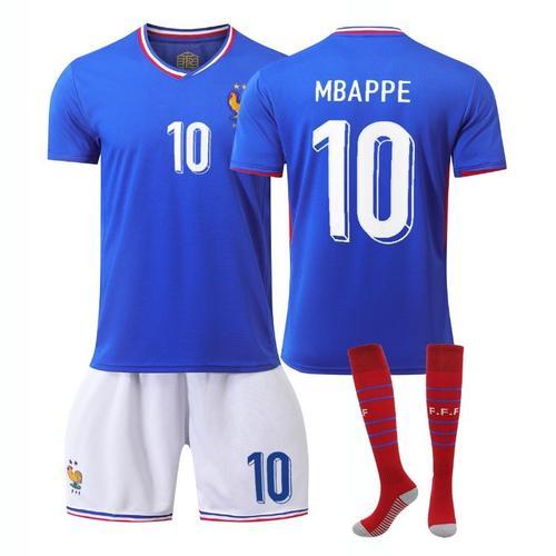 Maillot De Foot No.10 Homme Et Femme France Euro 2024 - Enfant And Adult Mixte