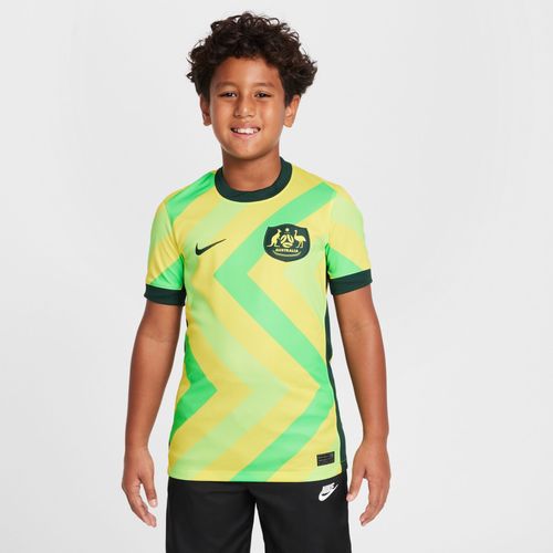 Maillot De Foot Replica Nike Dri-Fit Australie 2025/26 Stadium Domicile Pour Ado - Jaune - L