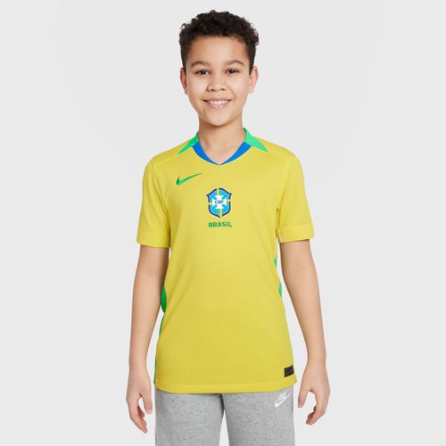 Maillot De Foot Replica Nike Dri-Fit Brsil 2025 Stadium Domicile (quipe Fminine) Pour Ado - Jaune