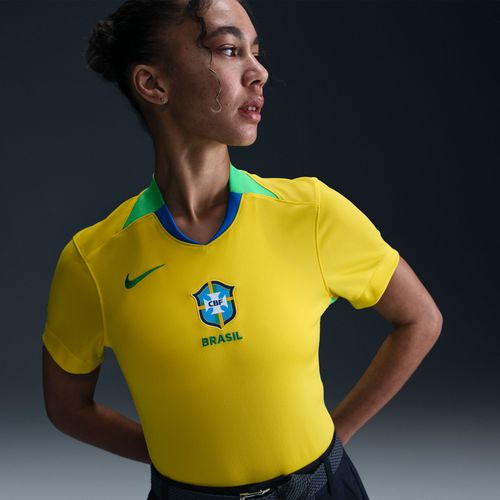 Maillot De Foot Replica Nike Dri-Fit Brsil 2025 Stadium Domicile (quipe Fminine) Pour Femme - Jaune