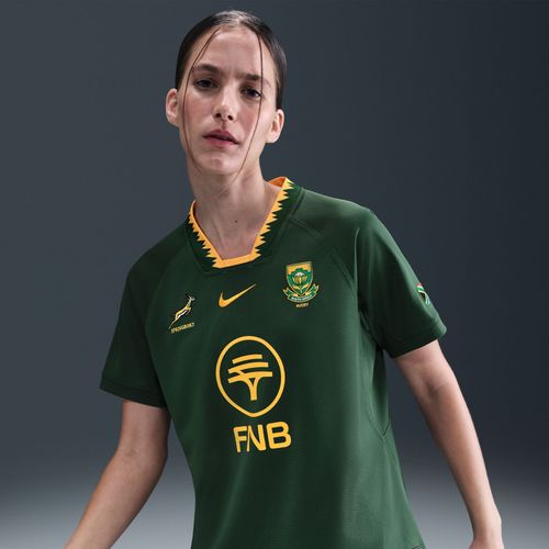 Maillot De Rugby Replica Nike Springboks 2025/26 Stadium Domicile Pour Femme - Vert