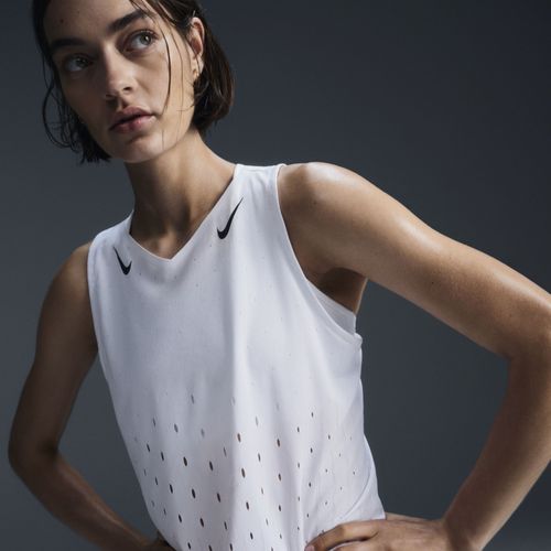 Maillot De Running Dri-Fit Adv Nike Aeroswift Pour Femme - Blanc - Xs (Fr 34-36)