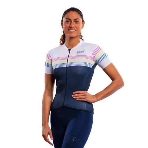 Maillot Femme Ekoi Perf Road Lines Marine