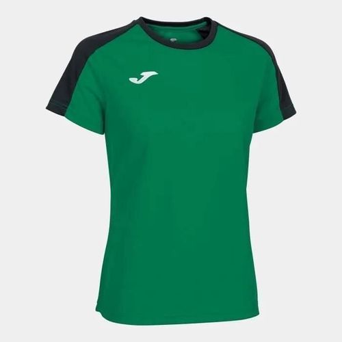 Maillot Femme - Joma - Eco Championship - Vert/Noir - Manches Courtes - Respirant
