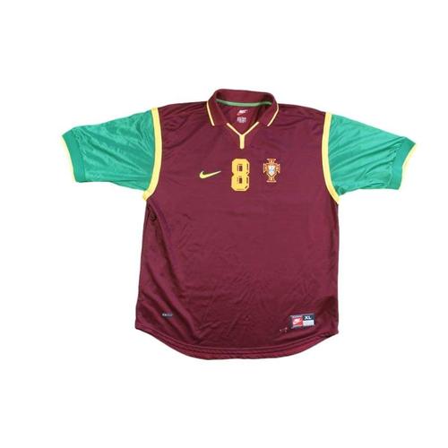 Maillot Foot Rtro Portugal Domicile N8 J.Pinto 1998-1999