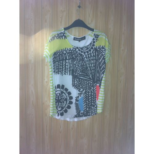 Maillot Imprim Desigual. Taille 1 73 % Viscose, 27 % Polyester.