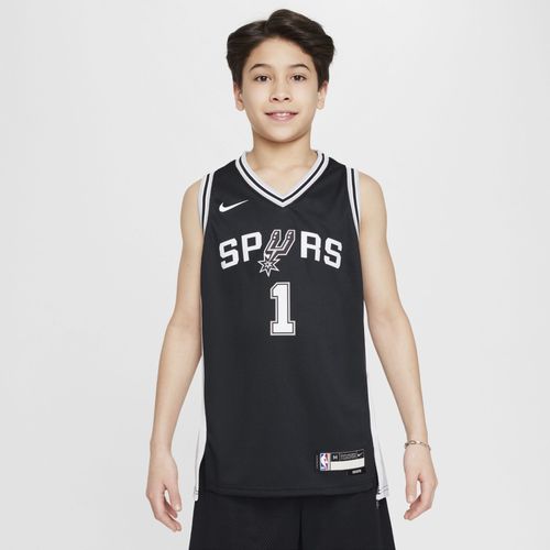 Maillot Nba Swingman San Antonio Spurs 2022/23 Icon Edition Pour Ado (Garon) - Noir - M