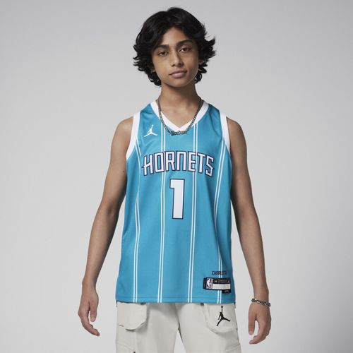 Maillot Nike Dri-Fit Nba Swingman Charlotte Hornets 2023/24 Icon Edition Pour Ado (Garon) - Bleu - S