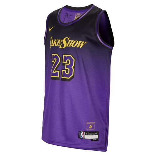 Maillot Nike Dri-Fit Nba Swingman Lebron James Los Angeles Lakers 2024/25 City Edition Pour Ado - Pourpre - Xl