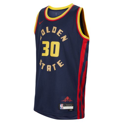 Maillot Nike Dri-Fit Nba Swingman Stephen Curry Golden State Warriors 2024/25 City Edition Pour Ado - Bleu - S