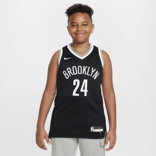 Maillot Nike Nba Swingman Brooklyn Nets Icon Edition 2021/22 Pour Enfant Plus g - Noir - M