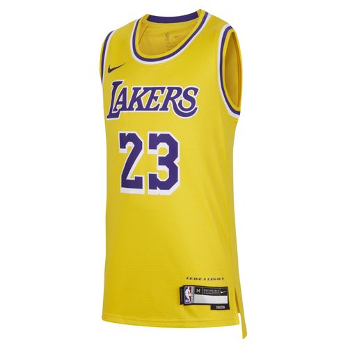 Maillot Nike Nba Swingman Lebron James Los Angeles Lakers 2023/24 Icon Edition Pour Ado (Garon) - Jaune - Xl