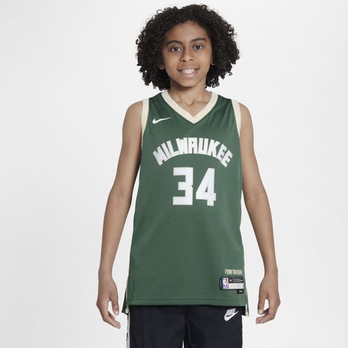Maillot Nike Nba Swingman Milwaukee Bucks 2023/24 Icon Edition Pour Ado - Vert - Xl