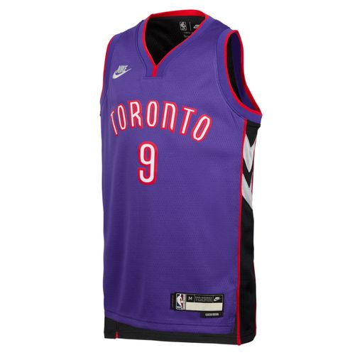 Maillot Nike Nba Swingman Rj Barrett Toronto Raptors 2024/25 Hardwood Classics Pour Ado - Pourpre - Xl