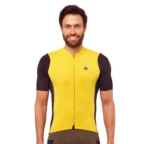Maillot Unisexe Ekoi Racing Gravel Performance Jaune