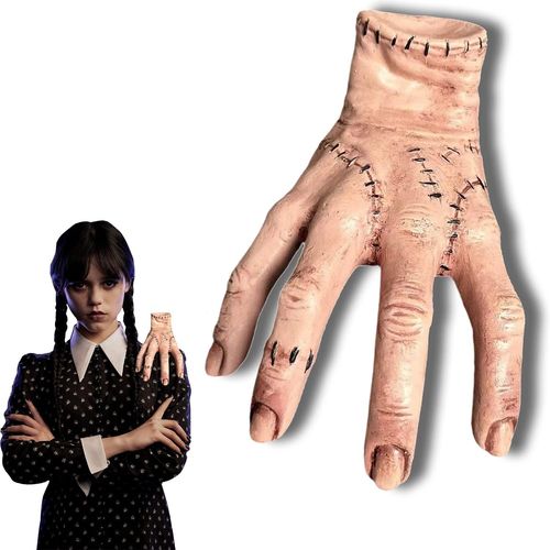 Main de Mercredi Addams, Mercredi Addams Family Thing Hand, Main Famille Addams, Wednesday