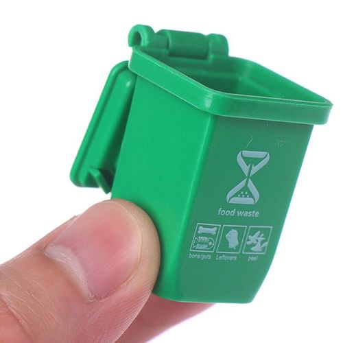Maison De Poupe 1:12, 5 Pices, Simulation De Meubles Pour Enfants, Jouet Cadeau, Poubelle Miniature Modle Camion  Ordures, Jouets Poubelle De Vhicule En Bordure