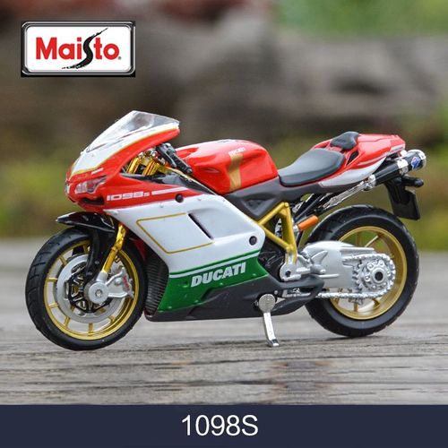 Maisto  Modle De Moto Ducati Panigale V4s Bose 1199 Jouet De Collection Vhicule  Absorption De Court-Circuit Hors Route Voiture 1:18