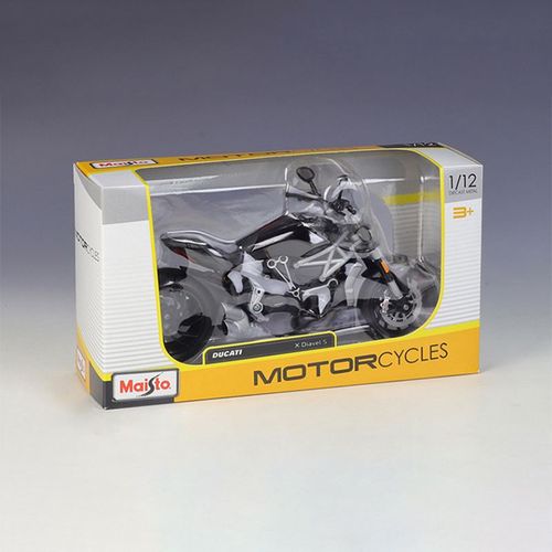 Maisto  Modle De Moto Ducati X Diavel S 1/12 Moul Sous Pression Jouet De Collection Vhicule Tout-Terrain Absorbant Les Courts-Circuits Voiture 2021