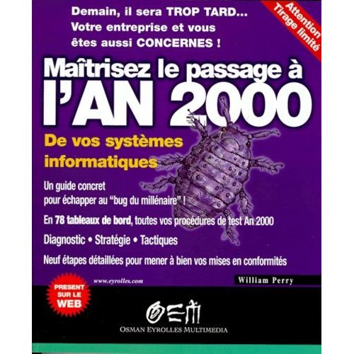 Matrisez Le Passage  L'an 2000 De Vos Systmes Informatiques    Format Broch 