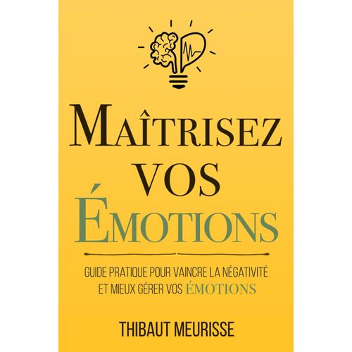 Matrisez Vos motions: Guide Pratique Pour Vaincre La Ngativit Et Mieux Grer Vos motions   de Meurisse, Thibaut 