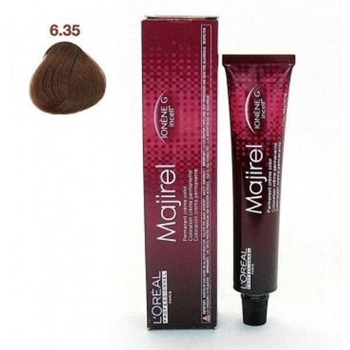 Coloration Majirel N6.35 Blond Dor Acajou 50ml