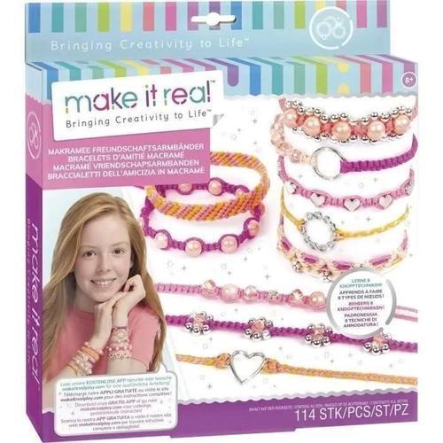 Make It Real - Bracelets D'amitie - Fabrication De Bijoux Enfants - Des 8 Ans - Lansay