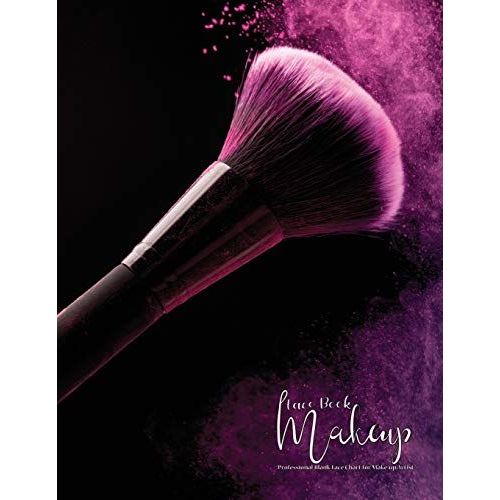 Makeup Face Book: Professional Blank Face Chart For Make-Up Artist 8.5