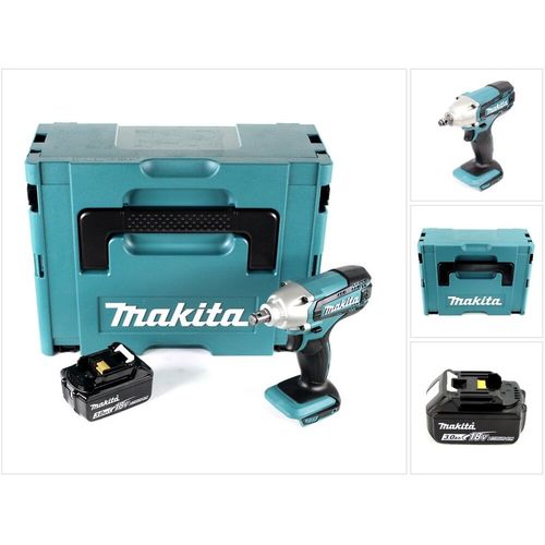 Makita Dtw 190 F1j 18v Li-Ion Boulonneuse  Chocs Sans Fil Avec Botier Makpac + 1x Batterie Bl 1830 3,0 Ah - Sans Chargeur