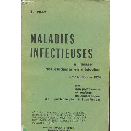 Maladies Infectieuses-  L Usage Des tudiants En Mdecine   de e pilly 