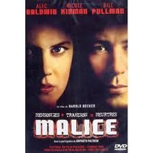 Malice - Nicole Kidman - Alec Baldwin - Harold Becker - Dvd Zone 2