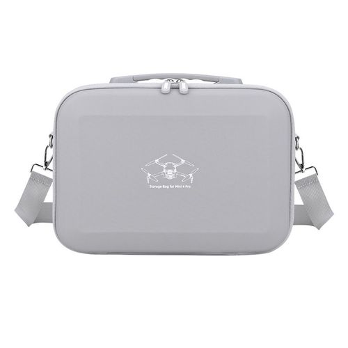 Mallette De Rangement Tout-En-Un Pour Dji Mini 4 Pro,Sac  Bandoulire Lanc,Sac De Transport,Tlcommande Linge,Accessoire Dji Mini 4 Pro - Type Gris Clair