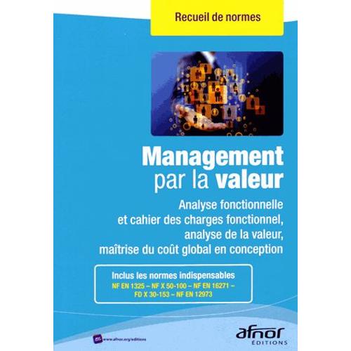 Management Par La Valeur - Analyse Fonctionnelle Et Cahier Des Charges ...