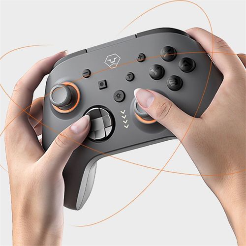 Manette Bluetooth sans fil pour commutateur grande gnration Sage manette HD Vibration Macro programmation Hall noir