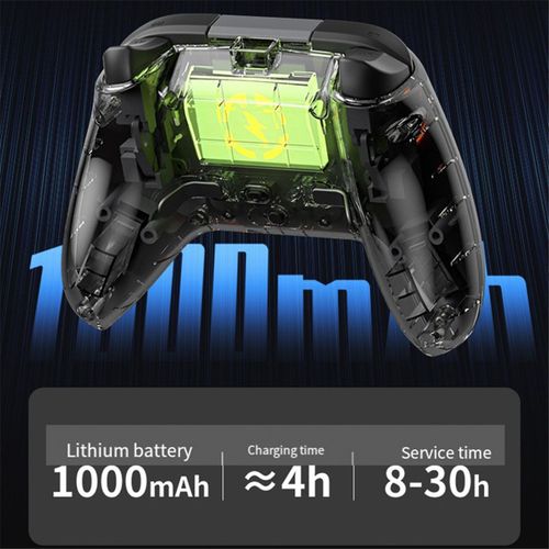 Manette Bluetooth sans fil pour commutateur grande gnration Sage manette HD Vibration Macro programmation Hall violet