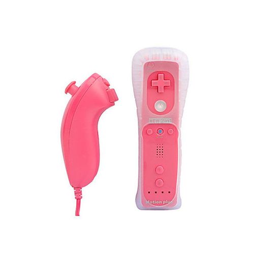 Manette De Jeu 2 En 1 Nunchuck Avec Motion Plus Intgr, Contrleur  Distance Sans Fil Pour Nintendo Wii