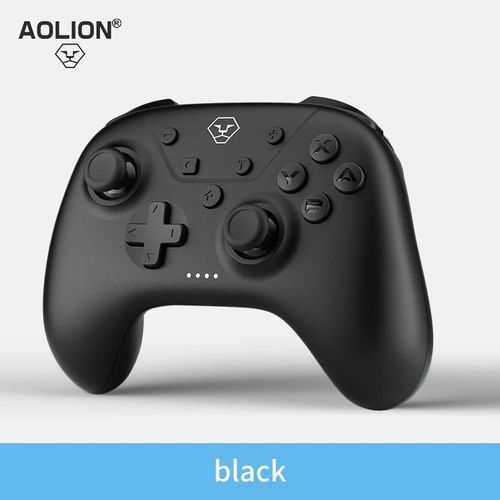 Manette De Jeu Bluetooth Pour Nintendo Switch, Manette De Jeu Pro, Prise En Charge De La Fonction Tubro, Pc, Ios, Android-Black