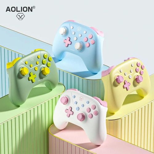 Manette De Jeu Bluetooth Pour Nintendo Switch, Manette De Jeu Pro, Prise En Charge De La Fonction Tubro, Pc, Ios, Android-Upgrade To Rgb