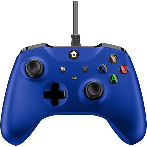 Manette De Jeu Filaire Avec Touristo-Vibration, Manette De Jeu, Manette De Jeu, Compatible Avec Ps3, Switch, Windows 11, 10, 8/7 Pc, Ordinateur Portable, Cration Tv, 2m-Bleu