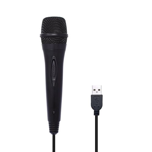 Manette De Jeu Filaire Usb 3m/9,8 Pieds, Microphone Karaok Haute Performance Pour Switch Ps4 Wii U Xbox360 Pc, Nouveau Microphone